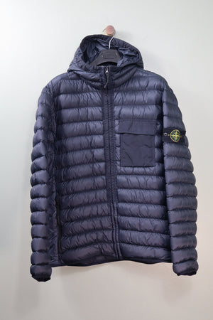 Stone Island Navy Micro Yarn down Jacket