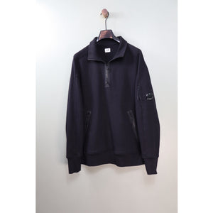 C.P. Company Black 1/4 Zip Jumper