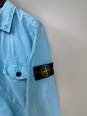 Stone Island Aqua Blue Overshirt