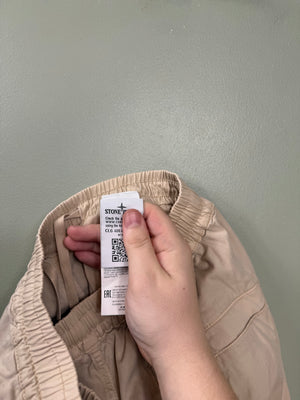 Stone Island Beige RE-T Cargo Bottoms