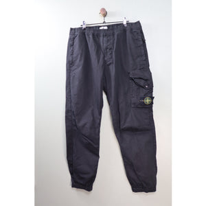 Stone Island Black RE-T Cargo Bottoms