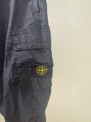 Stone Island Black RE-T Cargo Bottoms