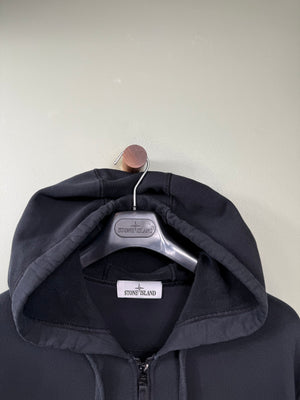 Stone Island Black Zipped Hoodie