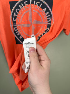 Stone Island Orange T-Shirt