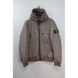 Stone Island Khaki Crinkle Reps Jacket