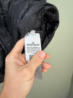 Stone Island Black Micro Yarn Down Gilet