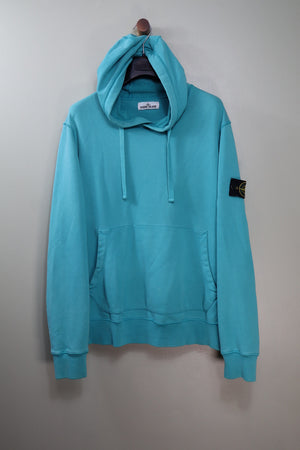 Stone Island Aqua Blue Hoodie