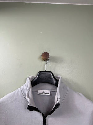 Stone Island Light Grey 1/4 Zip Jumper