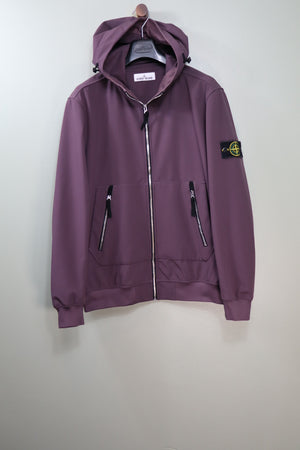 Stone Island Purple Soft Shell Jacket
