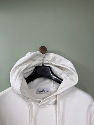 Stone Island White Hoodie