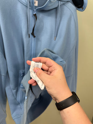 C.P. Company Blue Goggle Hoodie