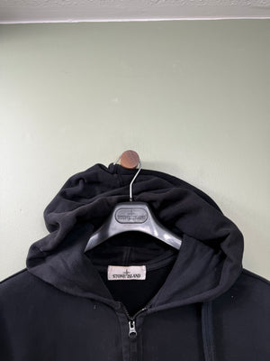 Stone Island Black Zipped Hoodie