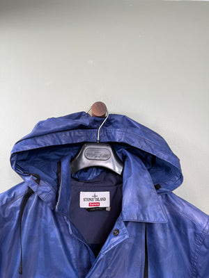 Stone Island x Supreme Blue Heatreactive Parka Jacket