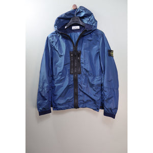 Stone Island Blue/Green Nylon Metal Weft Watro Jacket