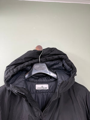 Stone Island Black Nylon Metal Econyl Primaloft Jacket