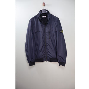 Stone Island Navy Crinkle Reps Jacket