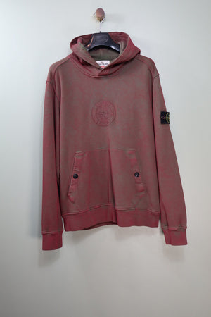 Stone Island x Supreme Pink Dust Hoodie