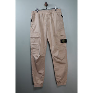 Stone Island Beige RE-T Cargo Bottoms