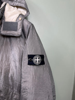 Stone Island Grey Pure Metal Shell Down Jacket