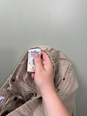 Stone Island Beige RE-T Cargo Bottoms