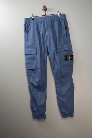 Stone Island Blue RE-T Cargo Bottoms