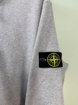 Stone Island Grey 1/4 Zip Jumper