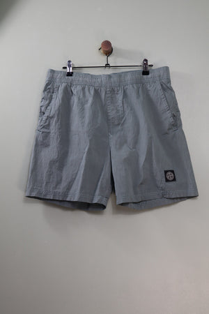 Stone Island Green Nylon Metal Swim Shorts