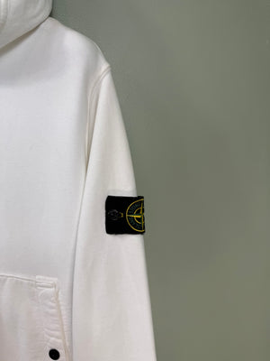 Stone Island White Hoodie