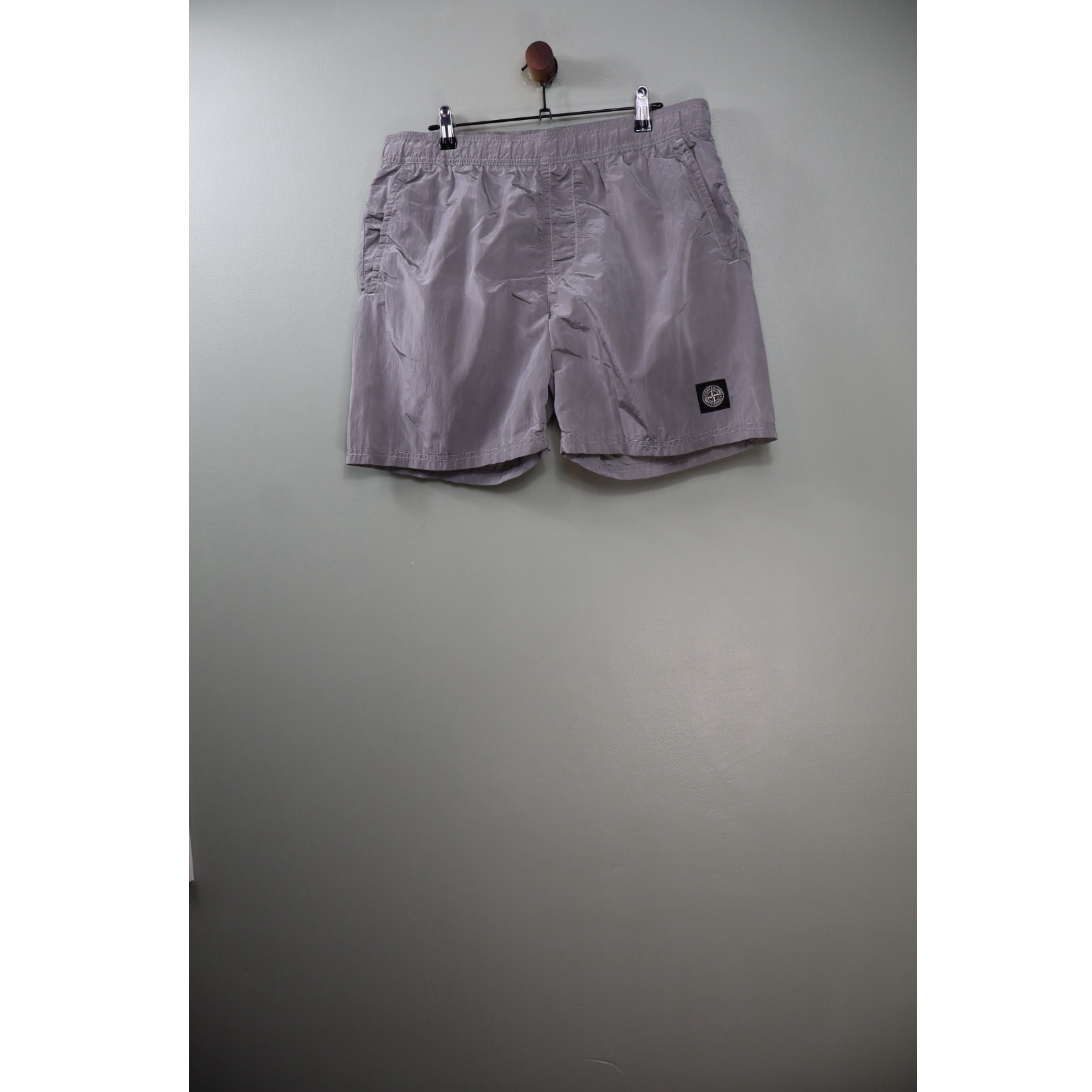 Stone Island Grey Nylon Metal Swim Shorts HeatfromTS