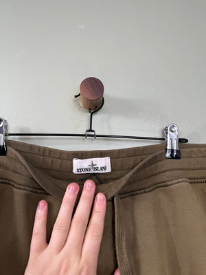 Stone Island Khaki Shorts