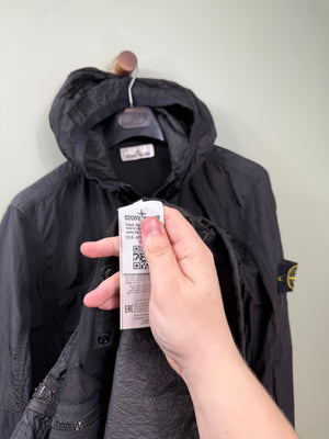 Stone Island Black Nylon Metal Watro Jacket