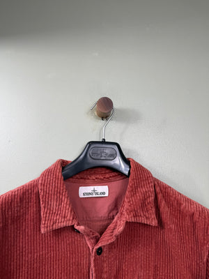 Stone Island Burnt Orange Corduroy Overshirt