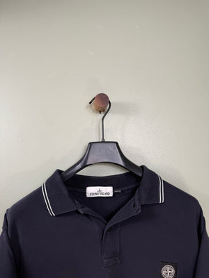 Stone Island Navy Slim Fit Polo