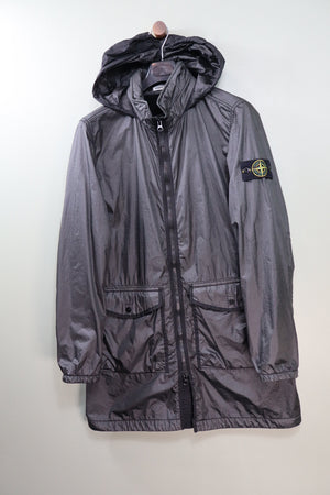 Stone Island Black Lamy Flock Parka