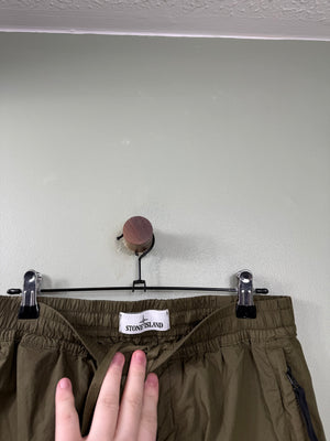 Stone Island Khaki RE-T Cargo Bottoms
