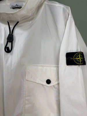 Stone Island White Supima Smock
