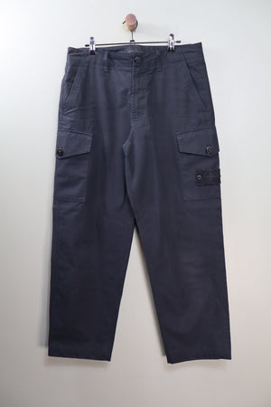 Stone Island Black RE Ghost Cargo Bottoms