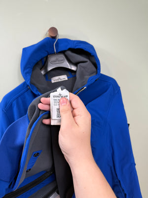 Stone Island Blue Soft Shell Jacket