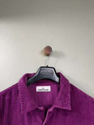 Stone Island Purple Corduroy Overshirt