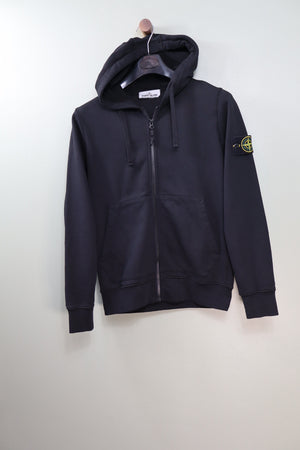 Stone Island Black Zipped Hoodie