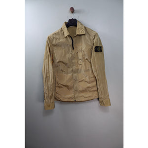 Stone Island Yellow Nylon Metal Overshirt