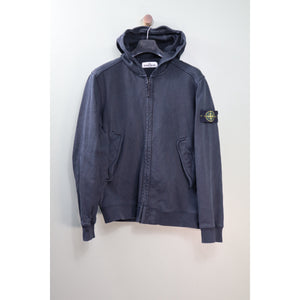Stone Island Black Zipped Hoodie