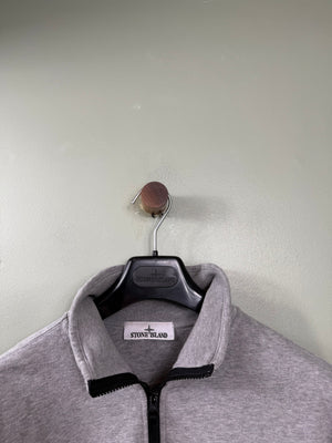 Stone Island Grey 1/4 Zip Jumper