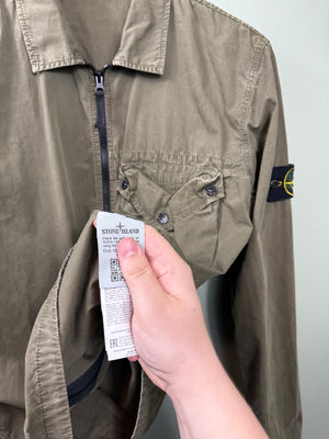 Stone Island Khaki Overshirt