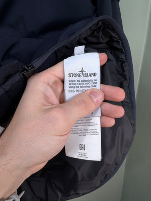 Stone Island Navy Soft Shell Primaloft Jacket