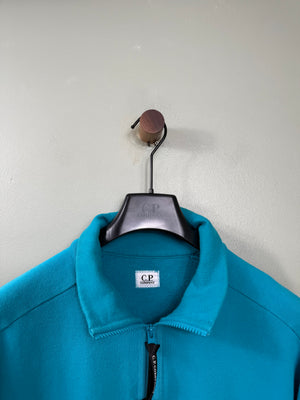 C.P. Company Aqua Blue 1/4 Zip Jumper