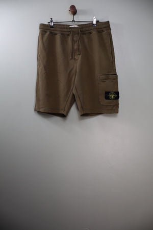 Stone Island Khaki Shorts