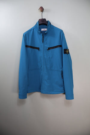 Stone Island Blue Comfort Shell Jacket