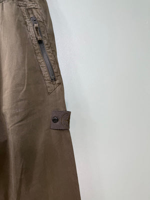 Stone Island Khaki Ghost RE-T Cargo Bottoms
