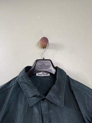 Stone Island Dark Green Nylon Metal Overshirt